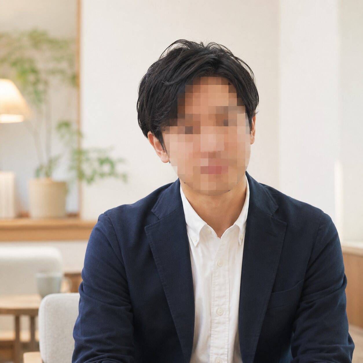 30代男性の相談記録（イメージ・モザイク加工）