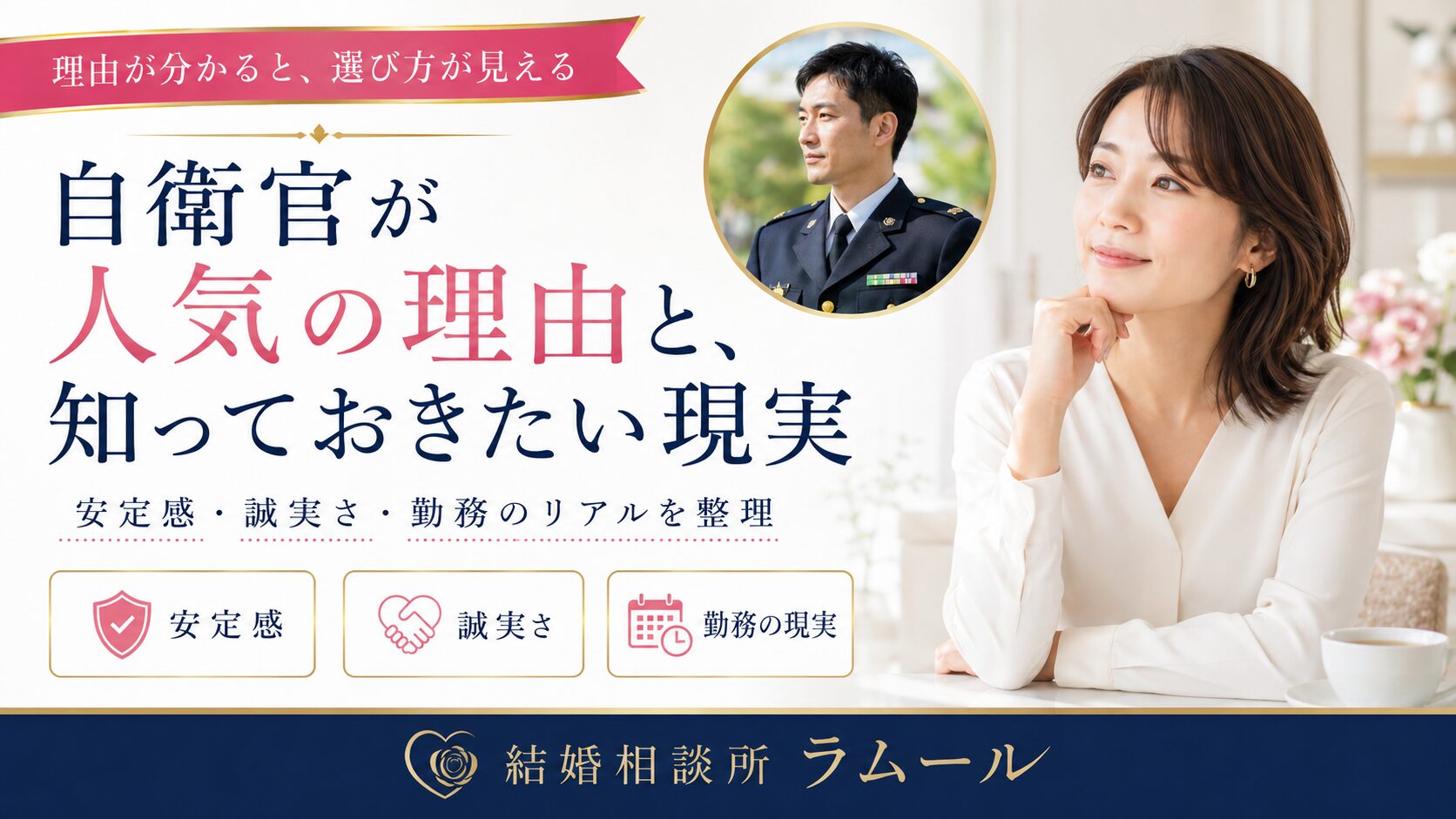 自衛官が人気の理由と結婚生活の現実