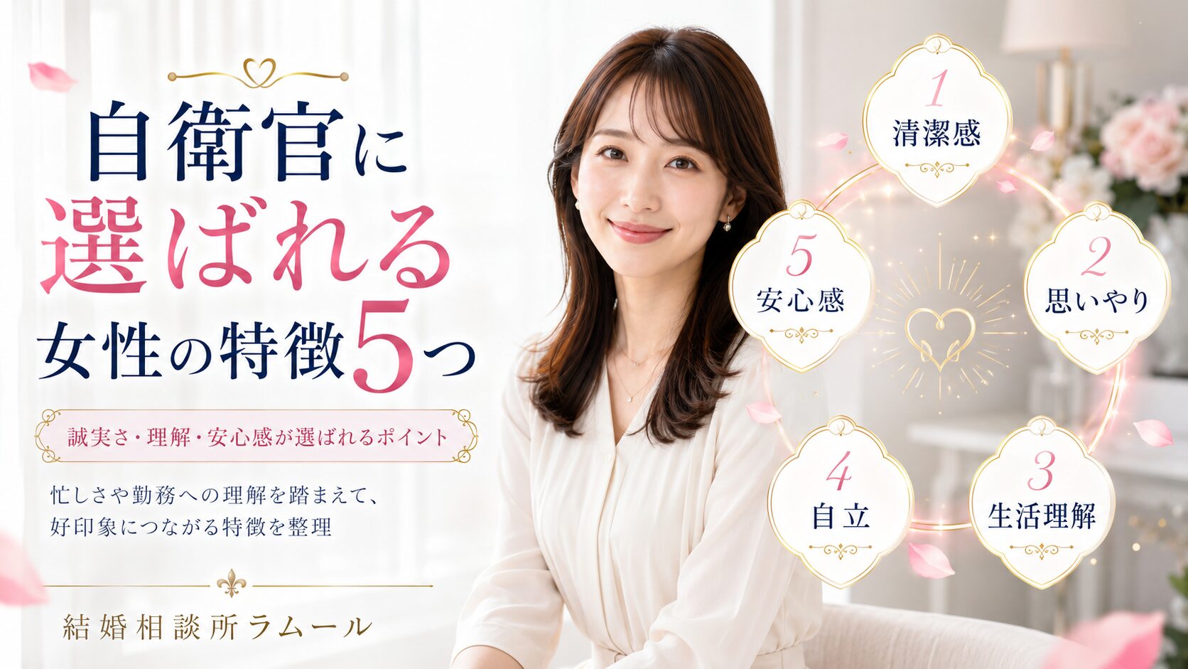 自衛官に選ばれる女性の特徴5つ
