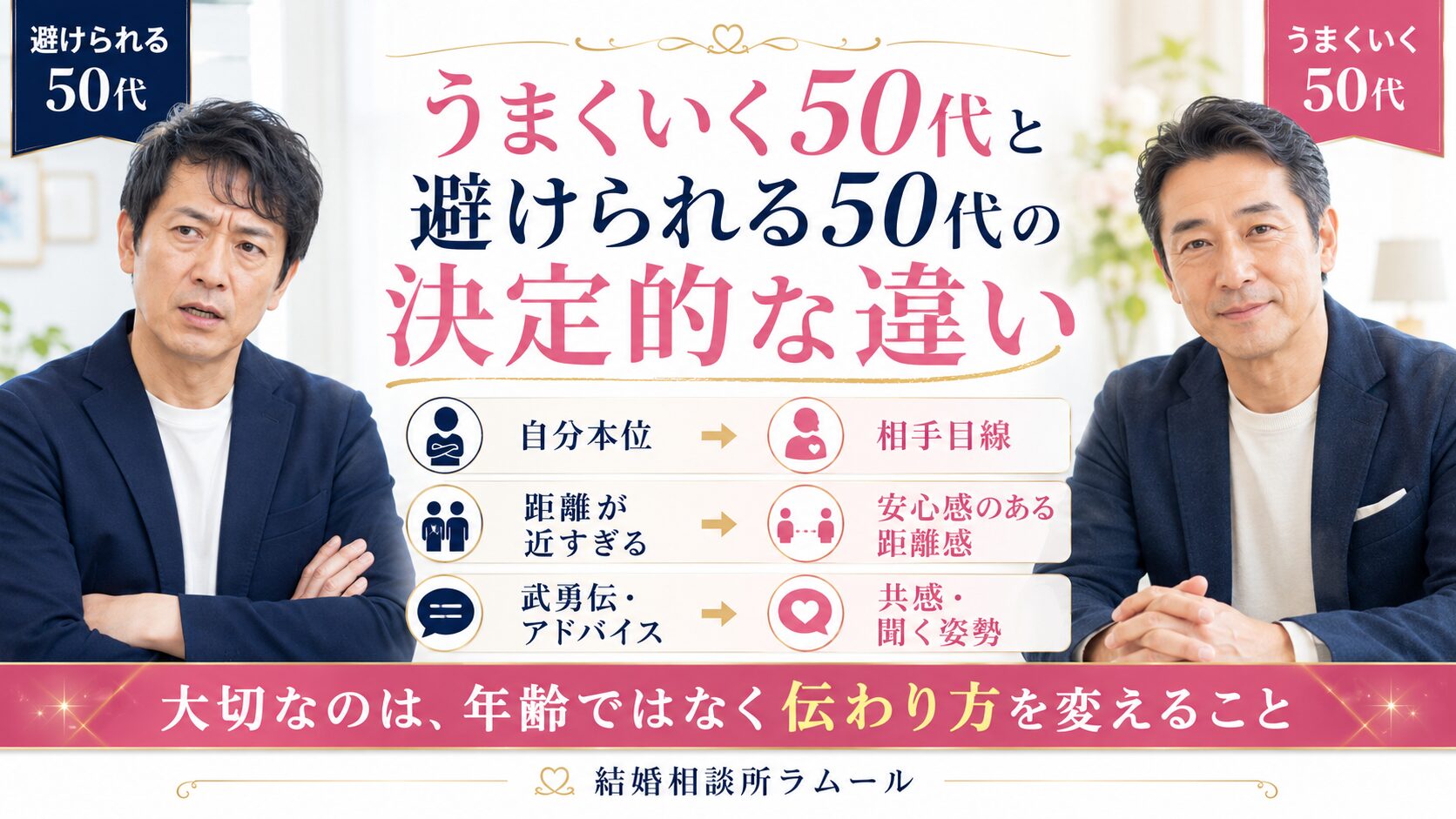 うまくいく50代と避けられる50代の決定的な違い