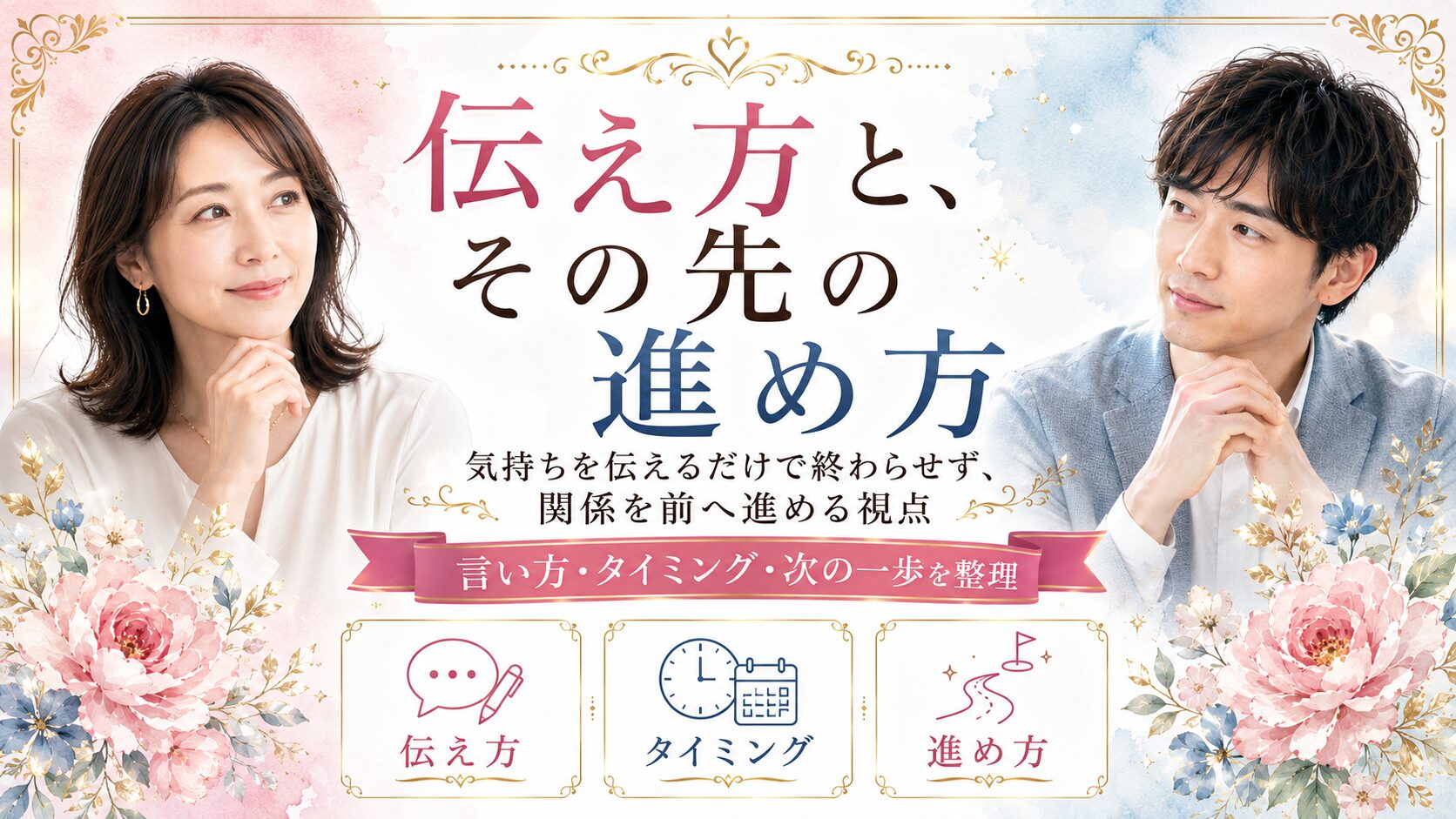 年上の女性への気持ちの伝え方
