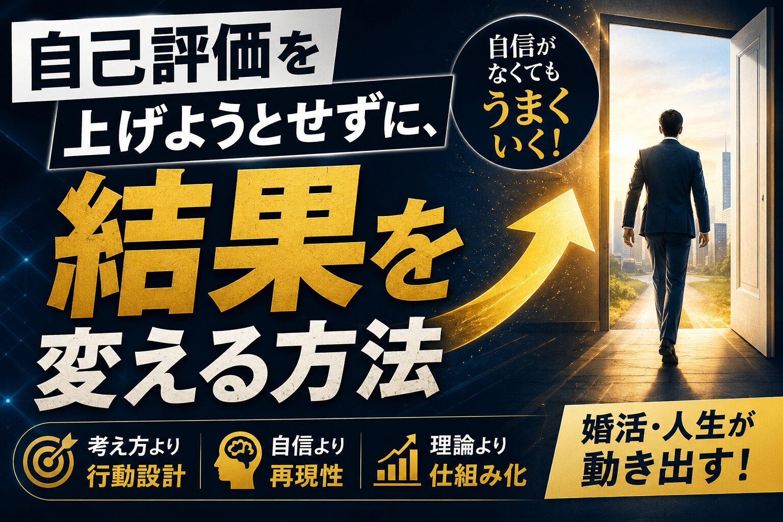 お見合いの事実と解釈を書き分け、カウンセラーと一緒に振り返る男性