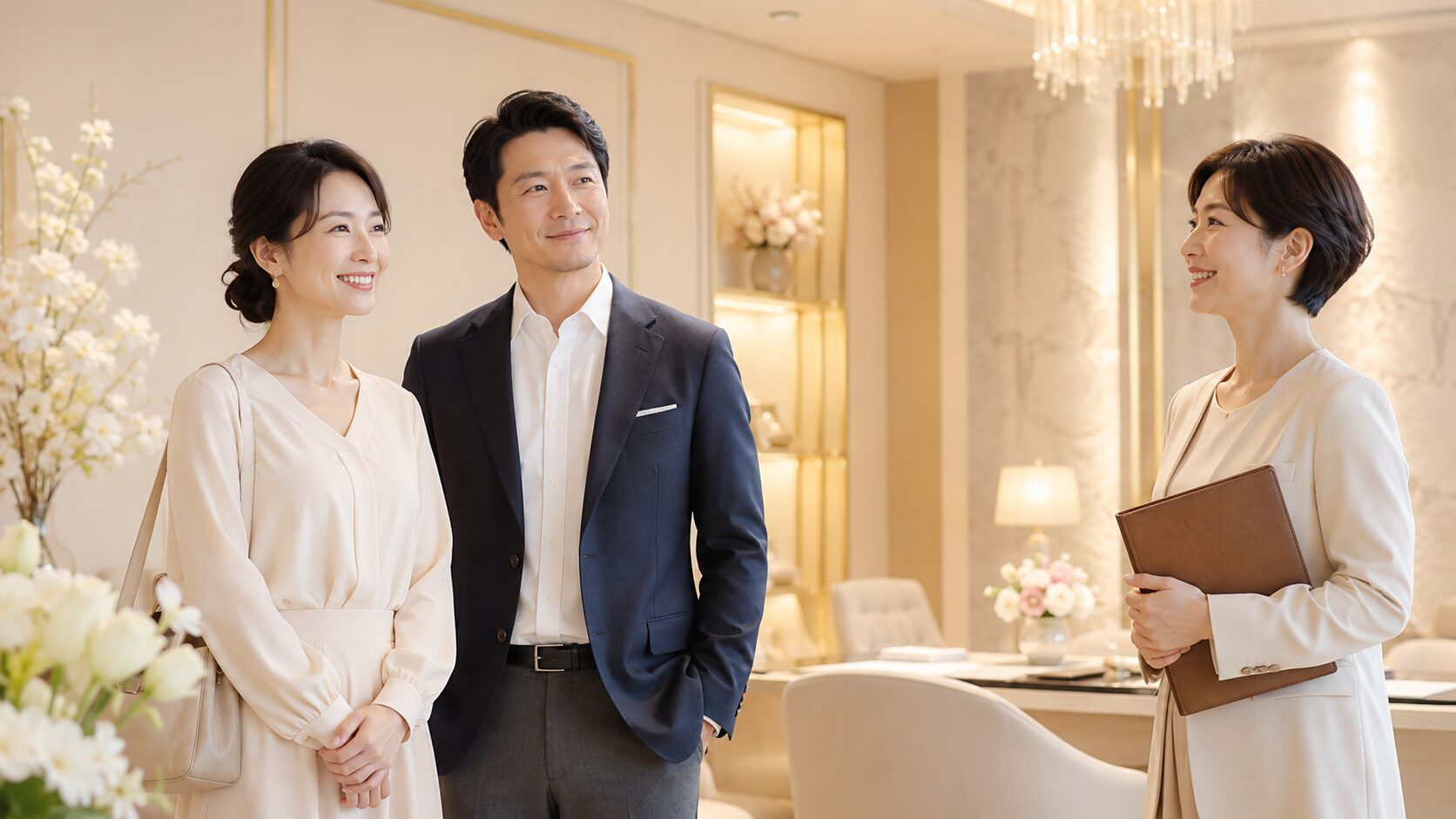 結婚相談所ラムールのご成婚までの流れを案内する相談イメージ