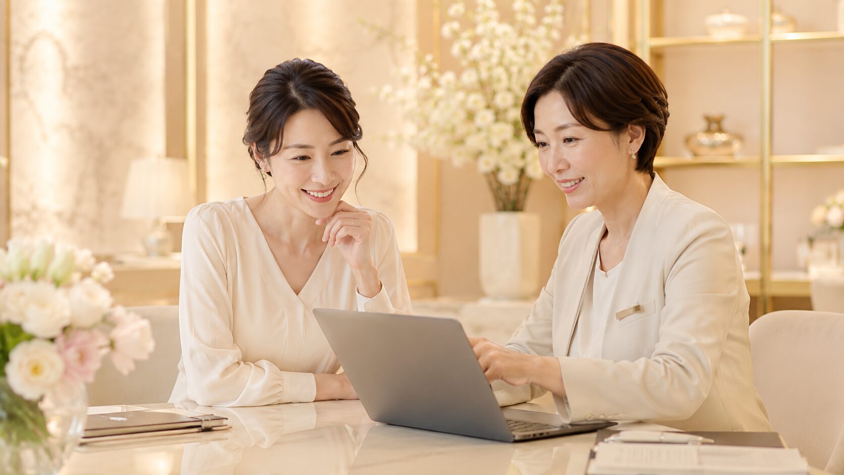 ご入会後にお相手探しを進める相談イメージ